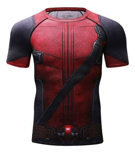 Playera Compresión Gym Dead Pool Cody Lundin