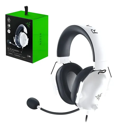 Headset Gamer Razer Blackshark V2 X Branco Xbox Ps5/4