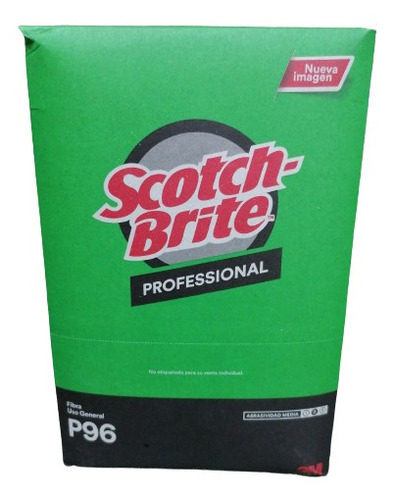 Fibra Verde Scotch Brite Profesional Uso General P-96 Gde 