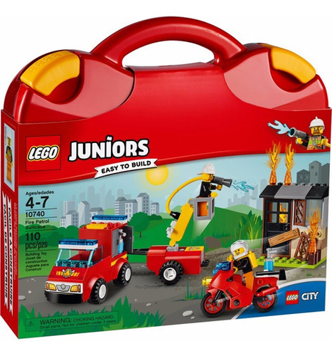 Lego Juniors Fire Patrol Suitcase 10740 En Valija