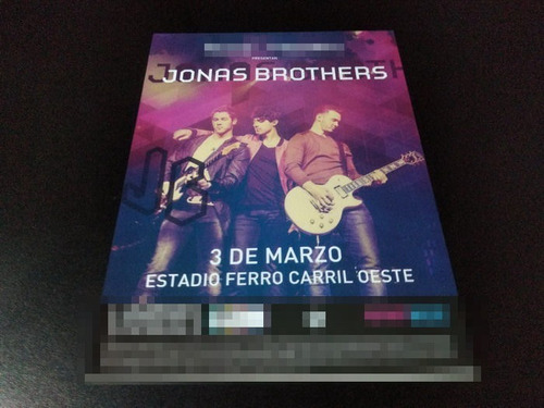 (pd374) Publicidad Clipping Jonas Brothers Ferro * 2013