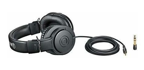 Auriculares Estudio Profesionales Ath-m20x, Negro