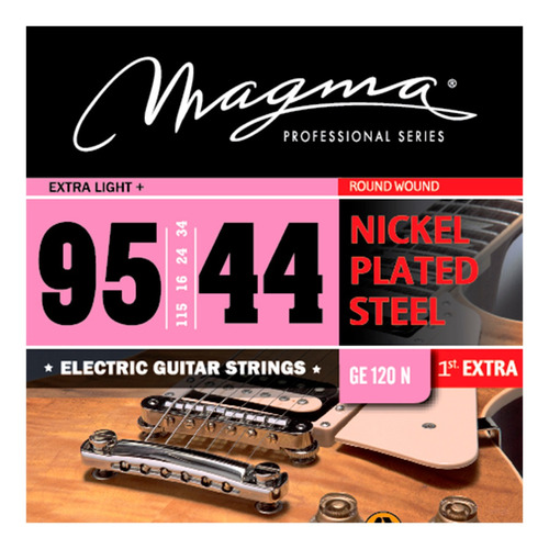 Encordado Magma Ge120n 0095 - 044 Para Guitarra Electrica