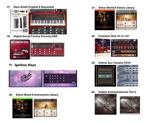 Librerias Kontakt 60 Instrumentos Virtuales Vol 3 D D 500 Gb (Usado)