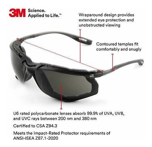 Gafas De Proteccion 3m Virtua Ccs