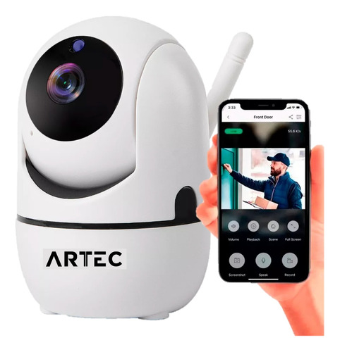 Camara De Seguridad Wifi Artec Ip 1080p Vision Noctura 