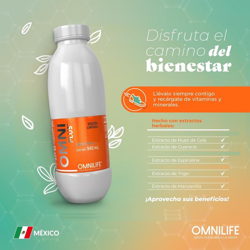 Bebida Omniplus Sabor Frutas De 940ml De Omnilife (Usado)