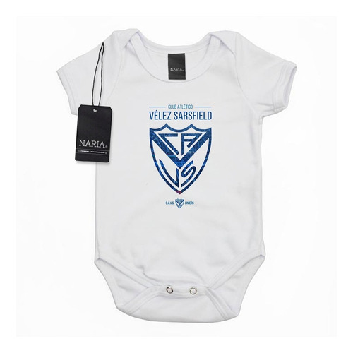 Body Bebe Manga Corta Velez Sarsfield Art Logo - Devs5