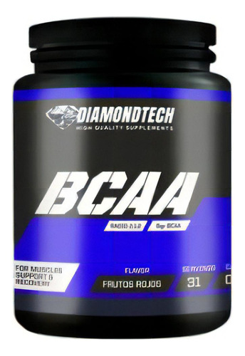 Diamondtech Aminoacidos Bcaa 310g (31 Servicios) Sabor Frutos Rojos