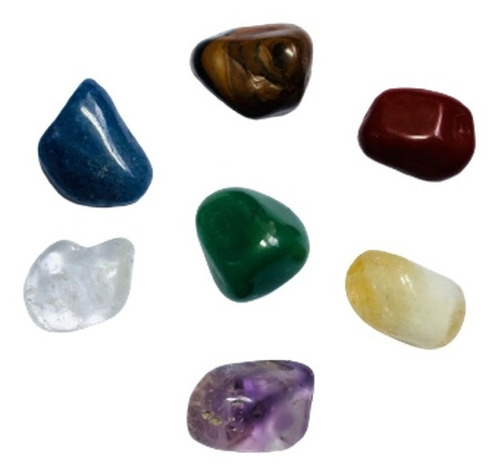 Kit 7 Pedras Dos Chakras Semi Preciosas Promoção