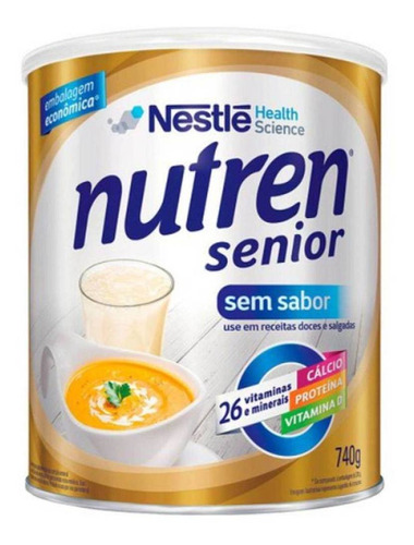 Suplemento Alimentar Nutren Senior Sem 740g - Nestlé