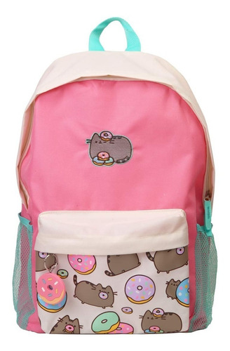 Mochila Escolar Niñas Rosa Donas Gato Pusheen Moda