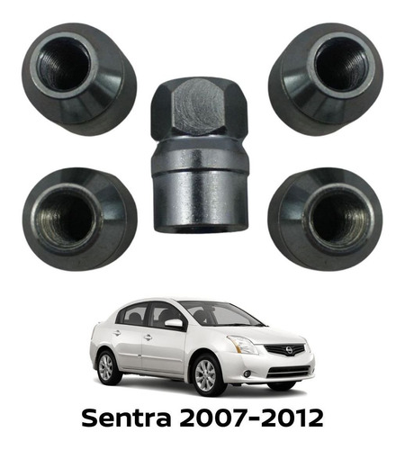 Juego Tuercas De Seguridad Rueda Sentra Se-r 2009 Original