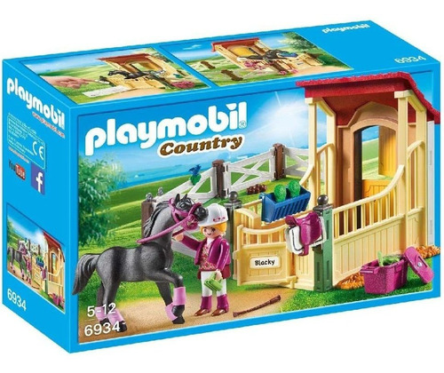 Playmobil Horse Stable Com Conjunto De Construção Araber Mul