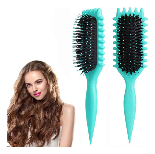Cepillo Para Cabello Rizado, Bounce Curl Brush, Activador
