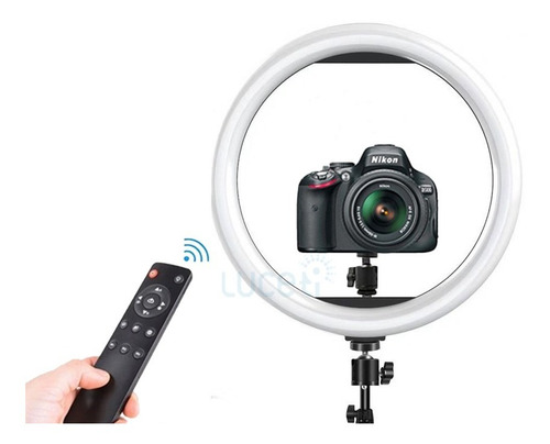 Aro Led Luz 30cm Control Remoto + Tripode  Fotografia Flash