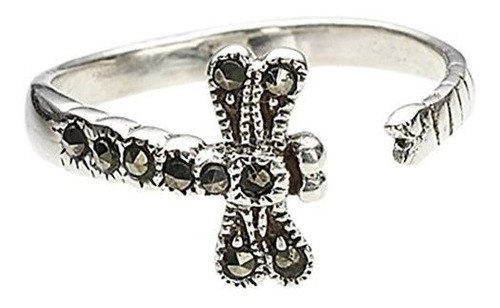 Anillo Para Pie - Cbd Dragonfly Toe Ring Sterling Silver Man