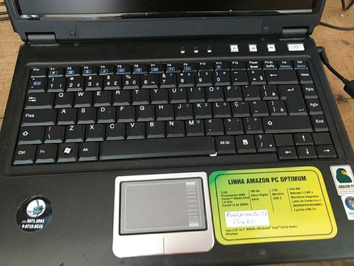 Notebook Amazon Turion 2gb Não Liga