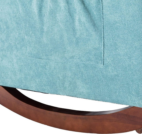 Sofa Mecedor Biplaza Tela Color Cyan Marca Ssline