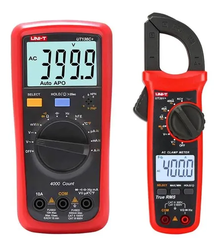 comprar Uni-t Multímetro Ut136c+ Plus + Pinza Amperométrica Ut201+
