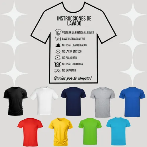 Polera Deportiva Dryfit Manga Corta Secado Rápido Y Cómodo