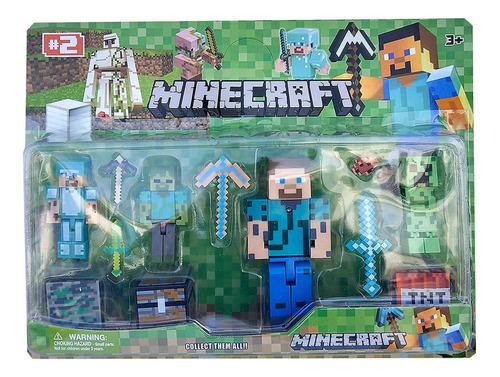 Minecraft  Kit 12 Piezas Steve