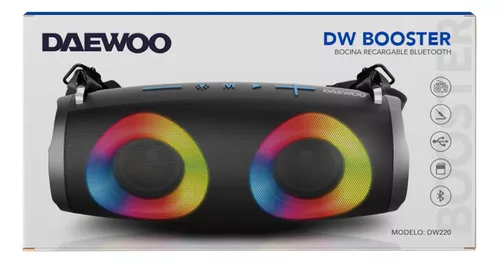 Bocina Bluetooth 3x2 Pulgadas Con Subwoofer Daewoo Beatbox 