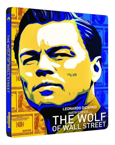 4k Uhd + Blu-ray Wolf Of Wall Street Steelbook Subtit Ingles