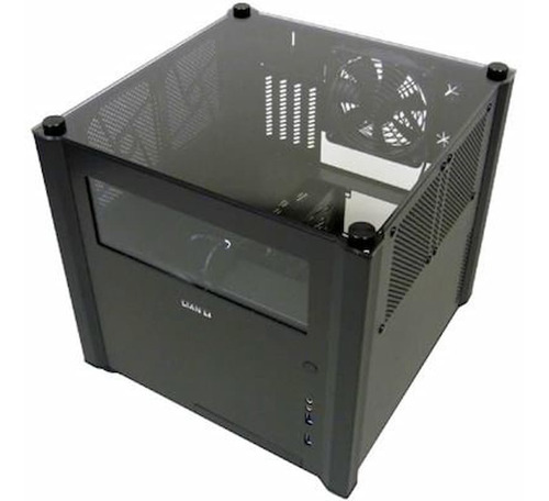 Imagen 2 de 5 de Gabinete Lian Li Pc-v359wrx Black Cubo M-atx Aluminum