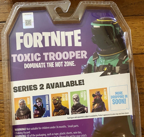 Lote 3 Figuras Fortnite - Calamity, Dark Bomber Y Toxic Troo (Usado)
