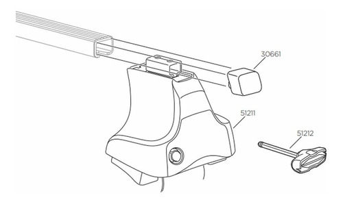 Peça De Reposição Thule Rapid System 754  