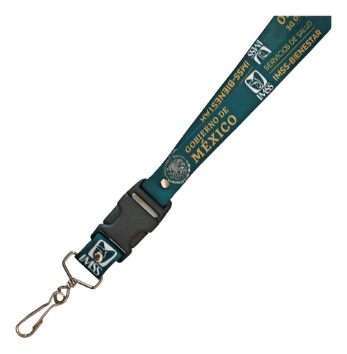 Lanyard Porta Credencial Gafete 10 Piezas Imss Bienestar Gob