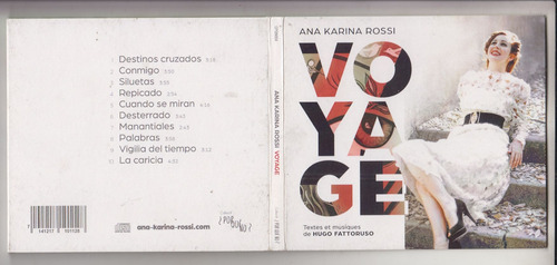 Cd Ana Karina Rossi  Con Hugo Fattoruso Voyage Francia 2020 