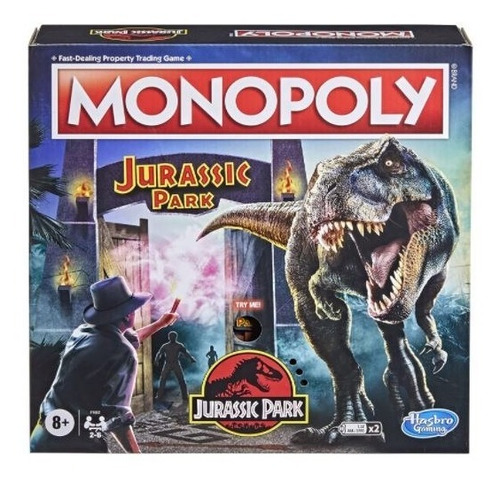 Imagen 1 de 8 de Monopolio Jurassic Park  - Monopoly Jurassic Park @