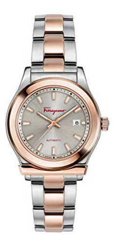 Women's Ferragamo 1898 Quartz Watch With Two-tone-stainless-