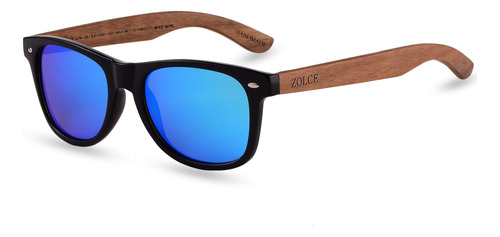 Zolce Gafas De Sol De Madera Polarizadas Para Hombres Y Muje