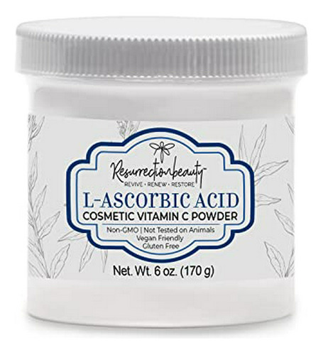 Polvo Ácido Ascórbico (vitamina C) Para Hacer Suero Facial C