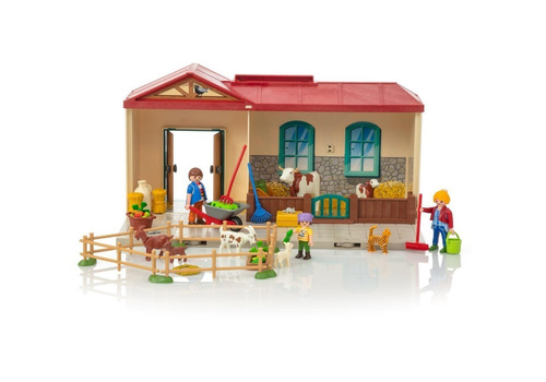 Playmobil Country Granja Maletin Animales Familia 4897 Cuota