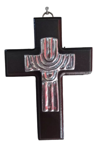 Lote 15 Cruces De Madera Con Manto En Pewter Recuerdo