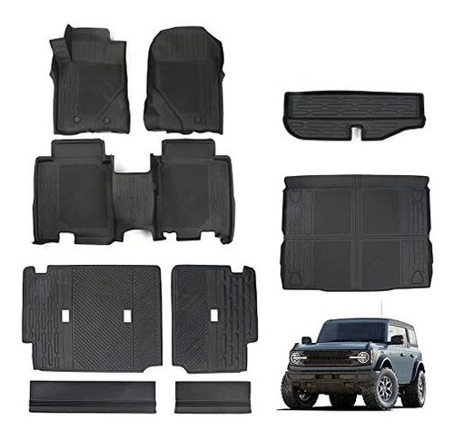 Canción Kai Trunk Mat Bajo Cargo Liner Back Seat D666r