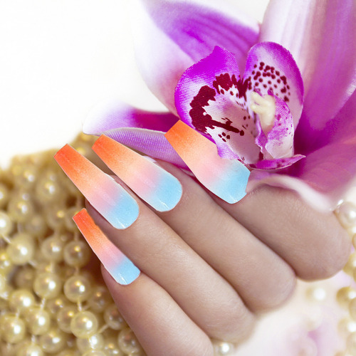 Decoraciones De Uñas Para Colorear Uñas Postizas Para Niña,