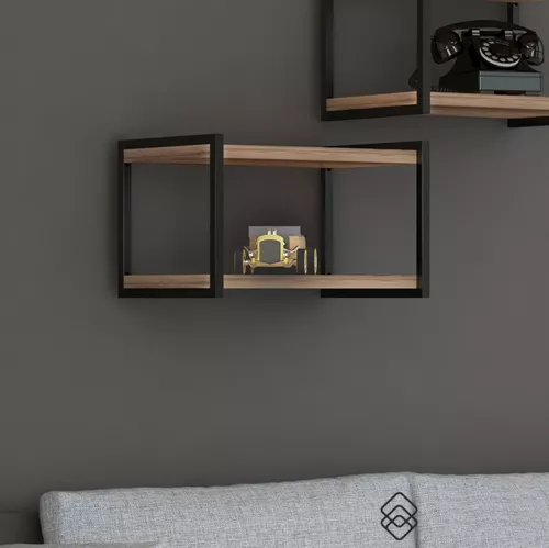 Prateleiras Decorativas Parede Em Aço Mdf