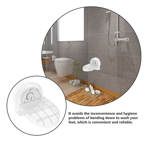Reposapiés Para Ducha, Montaje En Pared, Reposapiés