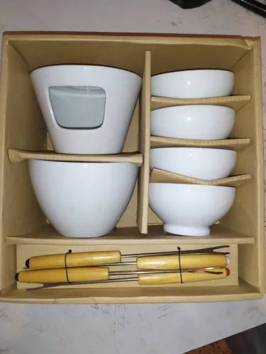 Fondue De Porcelana. Nuevo