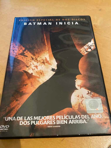 Batman Inicia Dvd - Original. Edición Especial Dos Discos