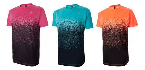 Remera Padel Tenis Pack X3 Hombre Deportiva Secado Rapido