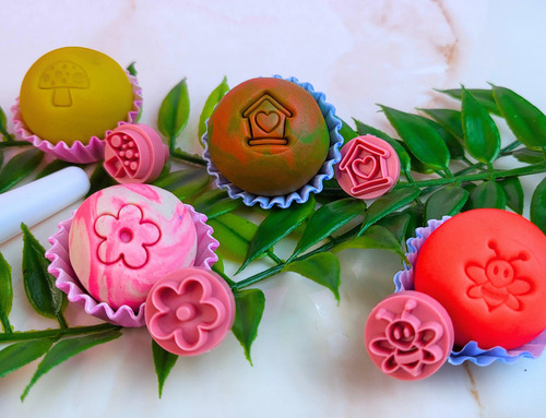 Carimbo De Doces Para Brigadeiro Massas Jardim Encantado Cor Rosa