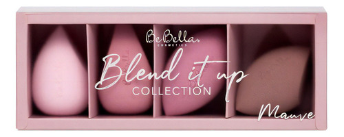 Juego De Esponjas Blend It Up Nude  Bebella Cosmetics Color Rosa