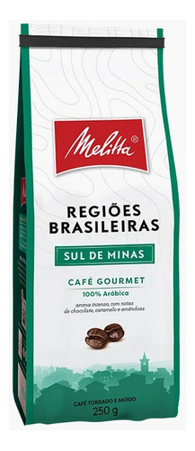 Café Regiones Brasileñas Mellita Molido Tostado Gourmet