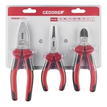 Comprar Jogo Alicates Universal Corte Bico Meia Cana Gedore Red 